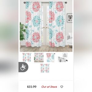 SWEET JOJO DESIGN Window Panels for Emma Collection - Set of 2